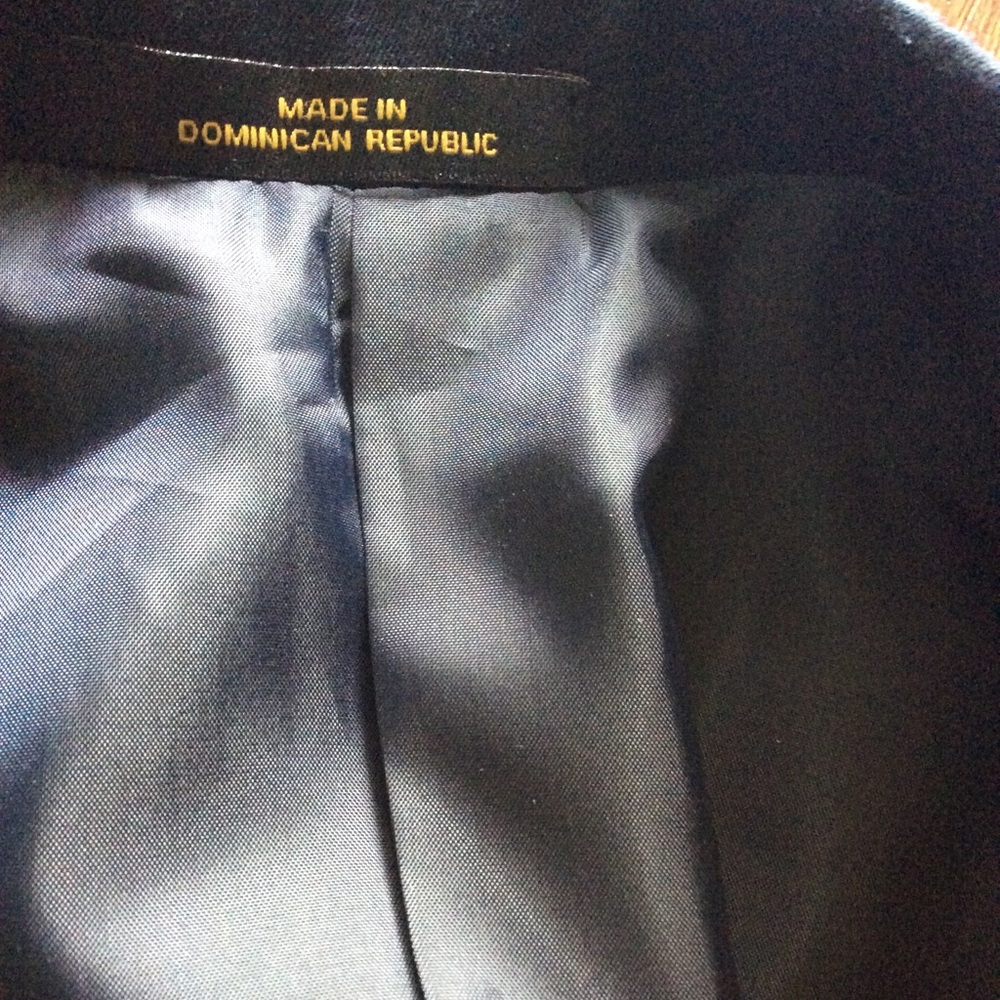 Van Heusen Navy Suit Coat/Jacket Sz 8 Reg - Picture 4 of 7